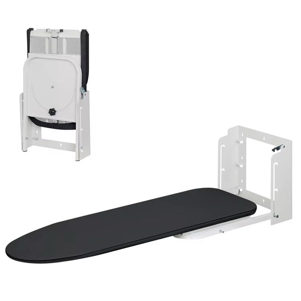 Wow Craft Foldable Ironing Board with 180° Rotatable & Height Adjustable Design for Home | Space Saving Wall-Mounted Ironing Table