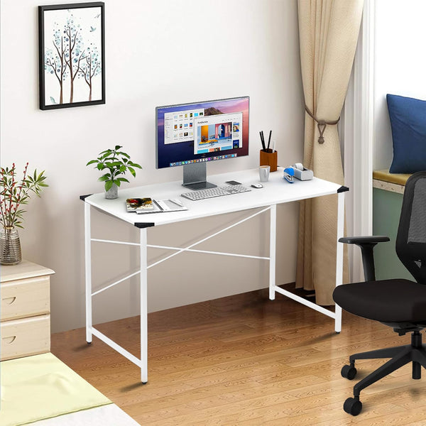 Wow Craft Study Table for Home – Compact Computer Desk with Engineered Wood Top | Space-Saving Work from Home Office Desk for Modern Living