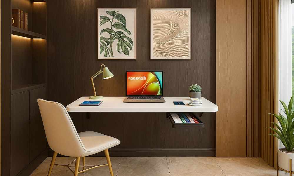 Maximizing Small Spaces with a Wall-Mounted Foldable Table