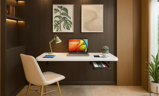 Maximizing Small Spaces with a Wall-Mounted Foldable Table