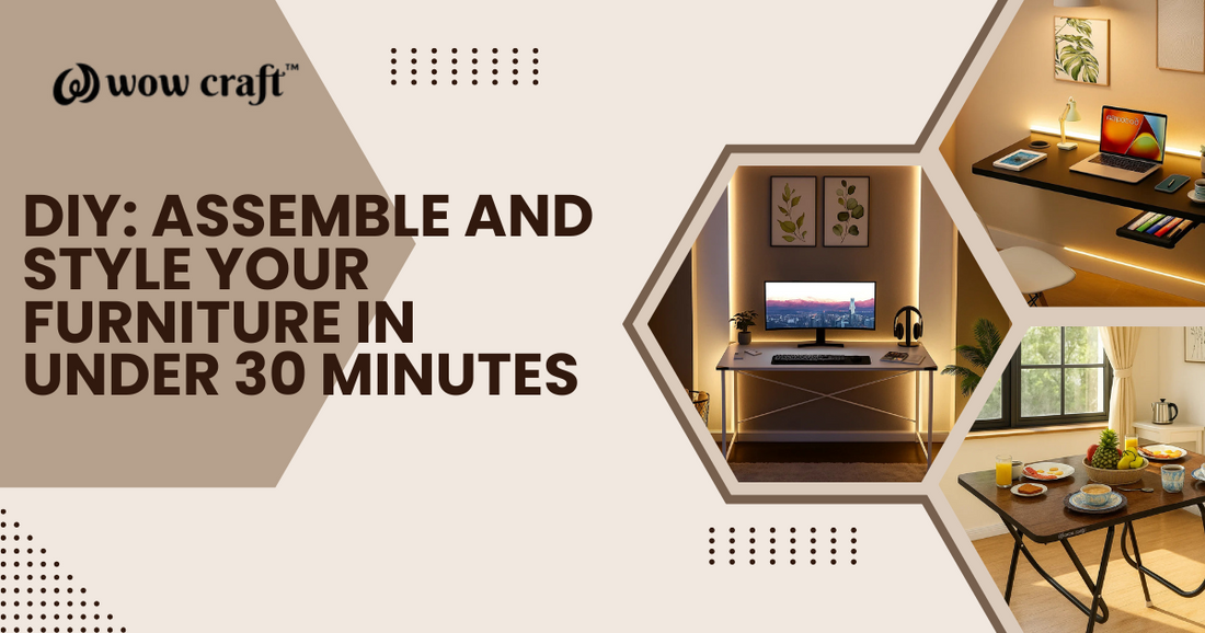 DIY: Assemble and Style Your Furniture in Under 30 Minutes
