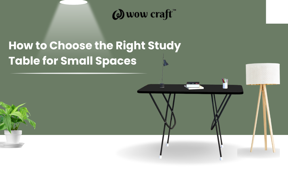 How to Choose the Right Study Table for Small Spaces