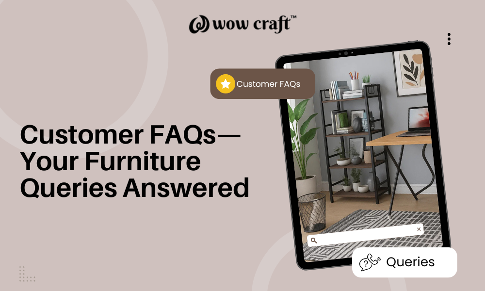 Customer FAQs — Your Furniture Queries Answered
