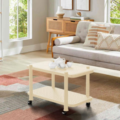 Wow-Craft Plastic Trolley Coffee Table with Wheels | Anti-Skid Tea POY & Coffee Table for Home, Living Room, Balcony, Outdoor, Home, Office -  DIY (Do-It-Yourself)