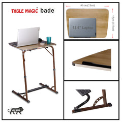 Wow-Craft Bade XL Size Top Working Table, 60x 45x 75 Cm, Adjustable Height & Angles, Ergonomic Footrest, Sturdy Steel Frame, Multipurpose For Study, Office, Work From Home