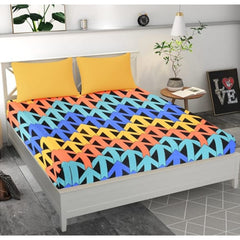 Multicolor With Orange Pillows